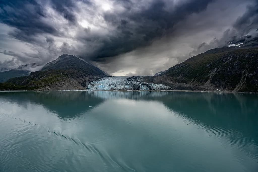 Mountain Glacier Reflection