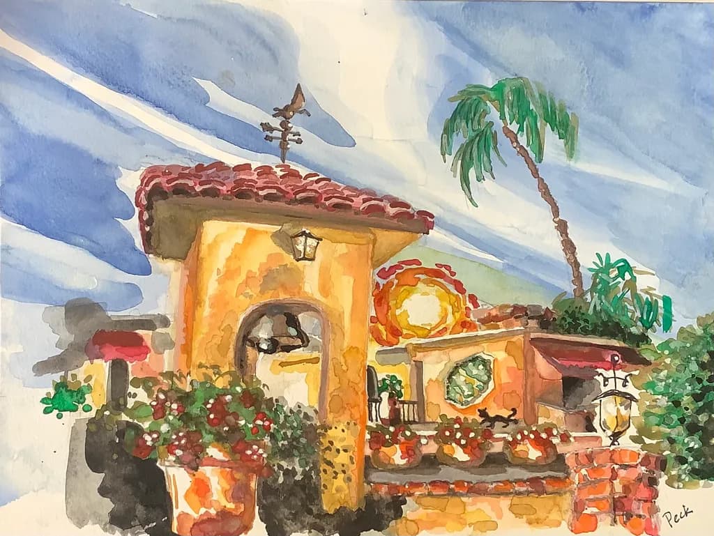Sunlit Courtyard