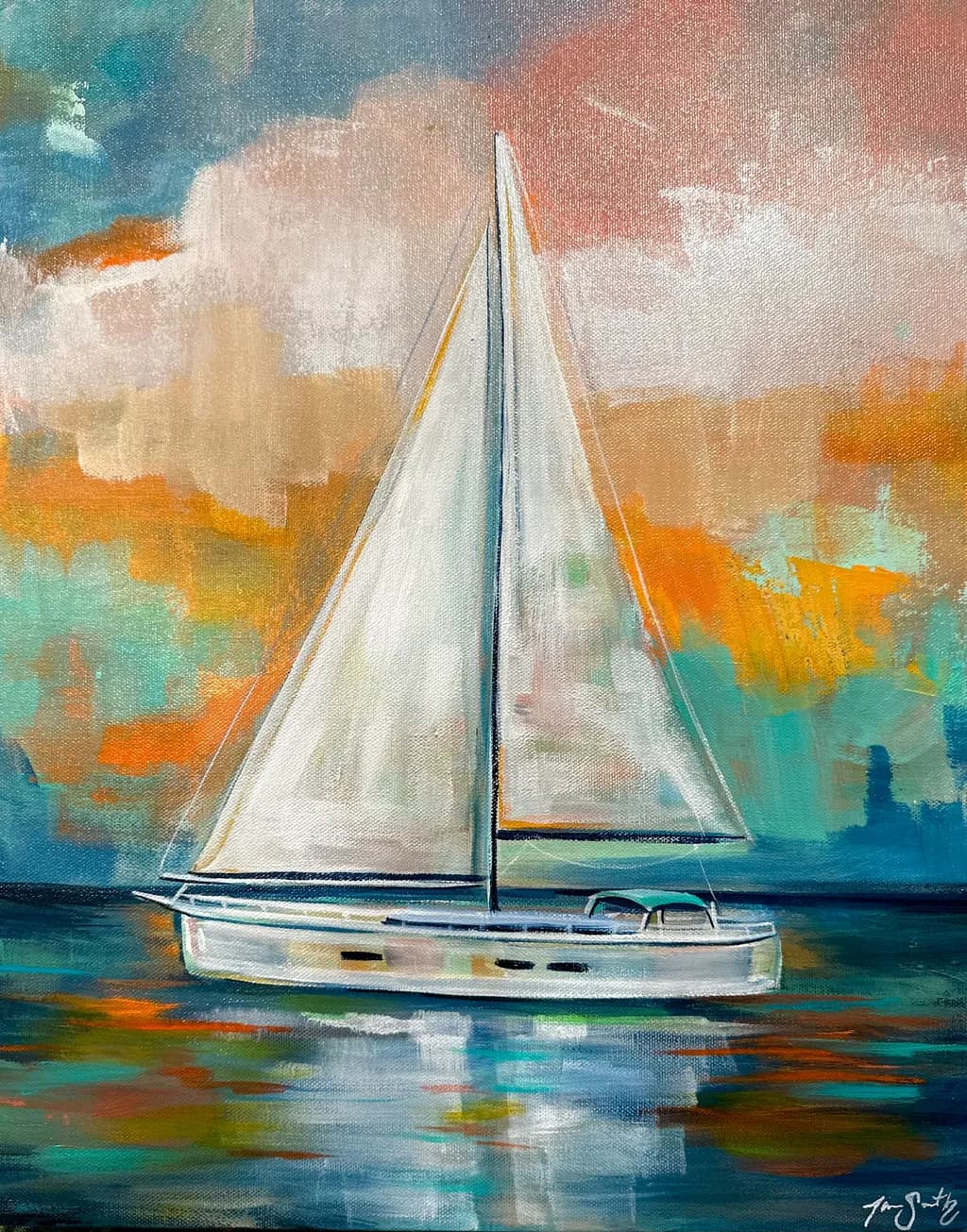 Sailboat at Sunset