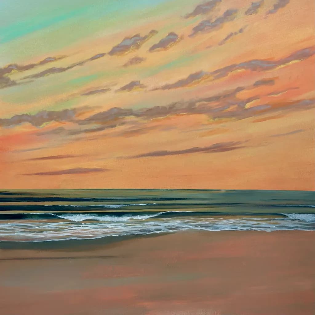 Whispers of the Ocean: A Serene Sunset Escape