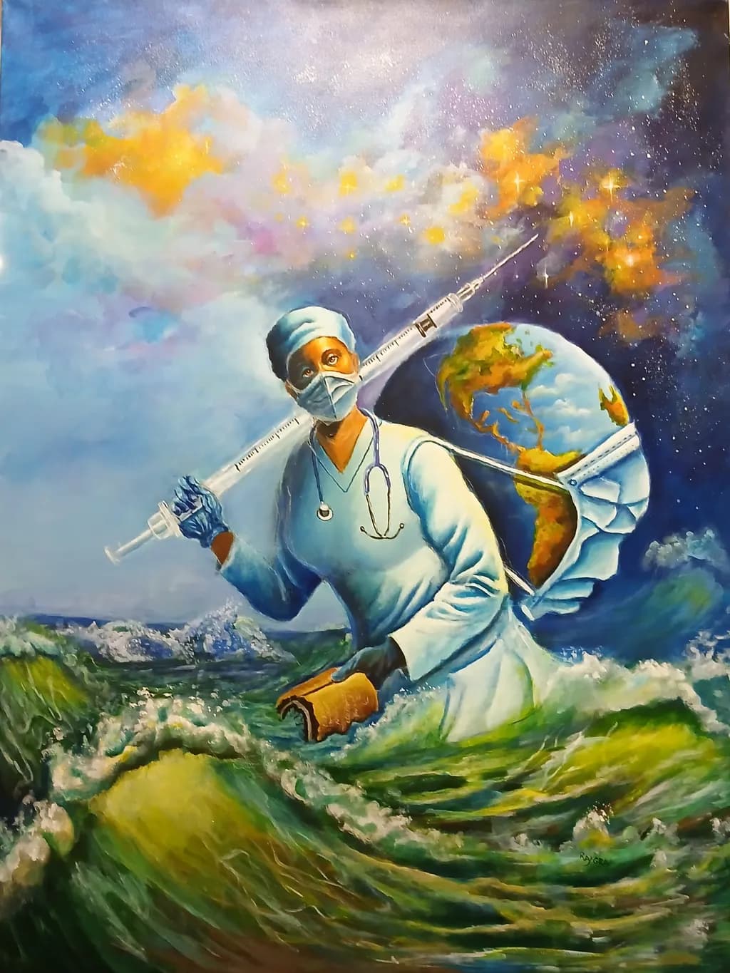 Guardian of Healing: A Journey Through Waves of Hope and Global Care
