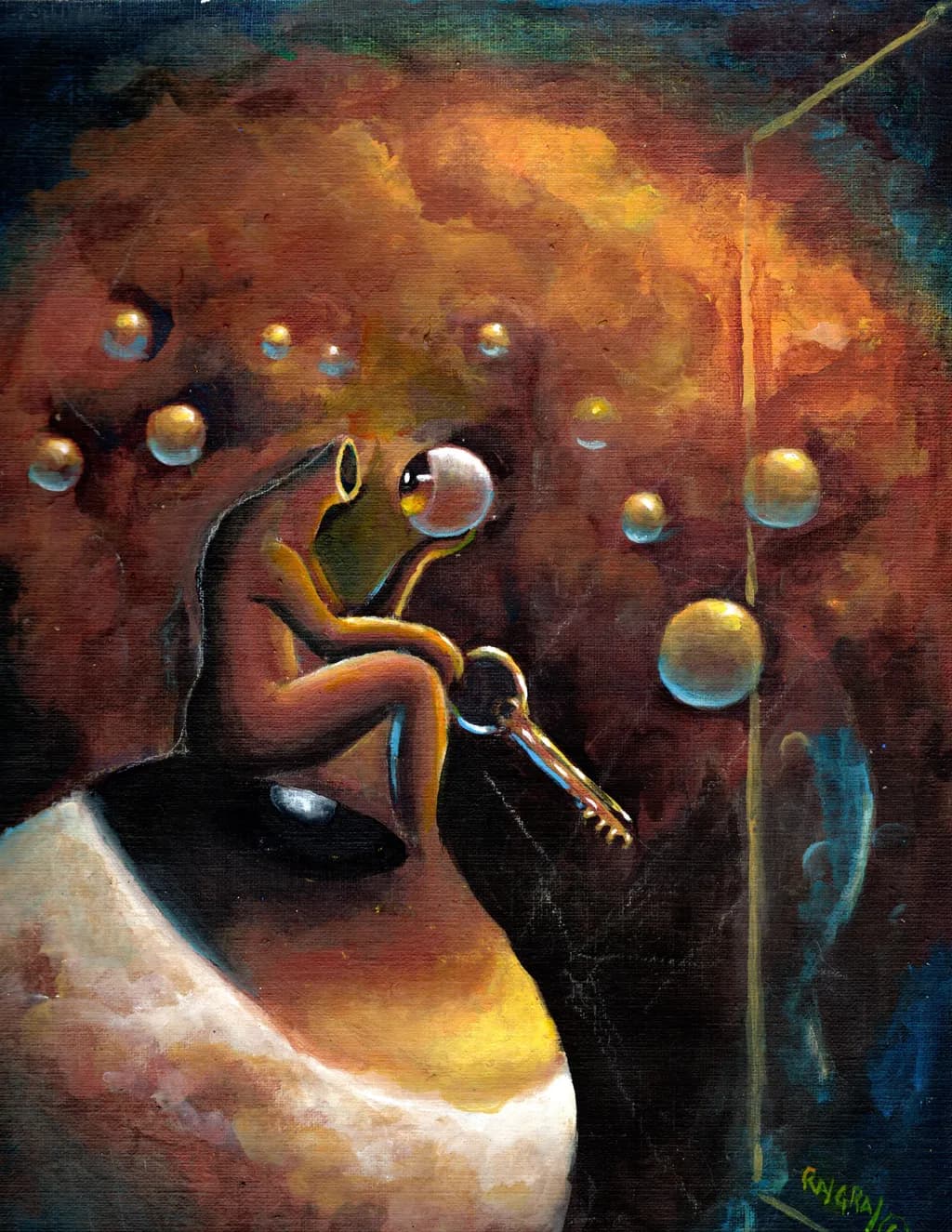 Whispers of the Cosmic Bubble: A Journey Through Imagination and Reflection