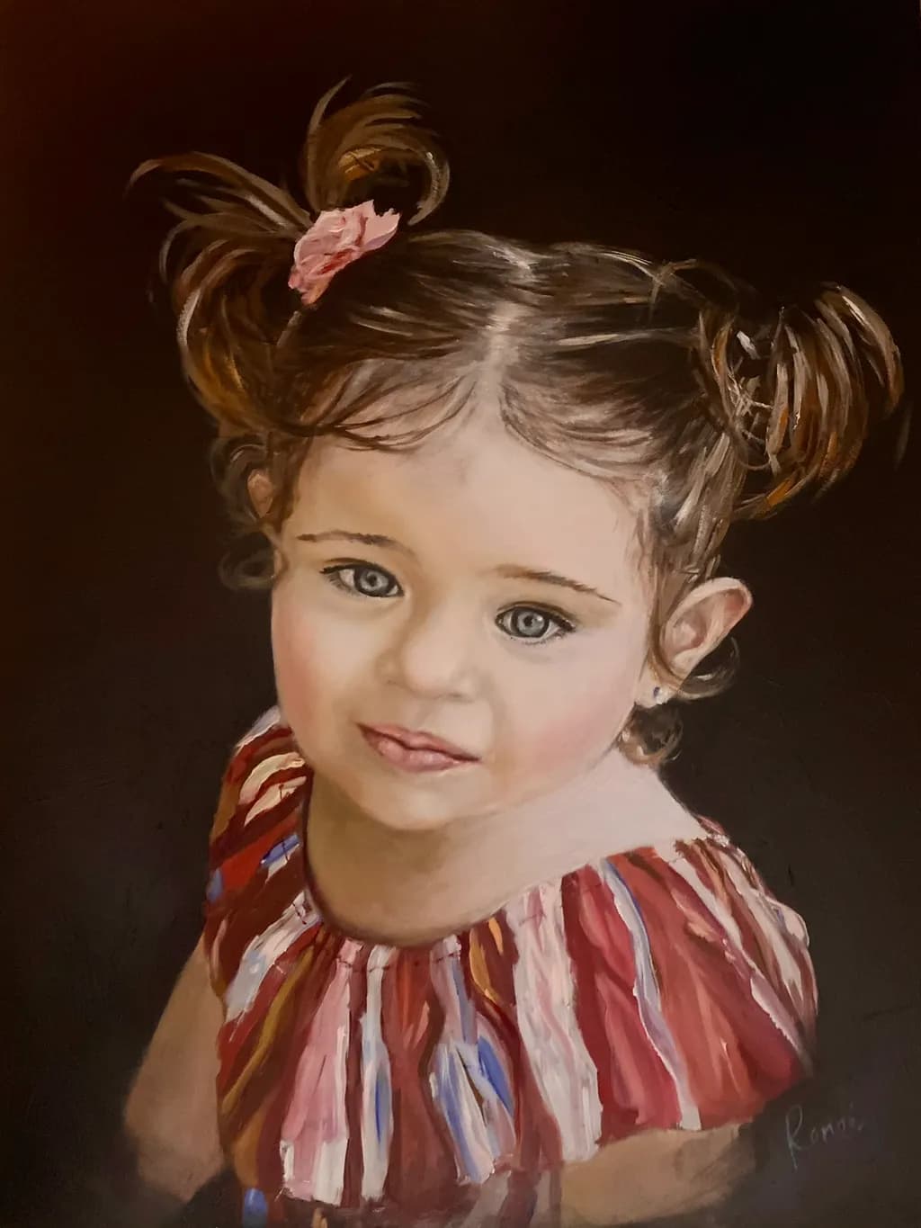 Whispers of Innocence: A Colorful Portrait of Childhood Joy