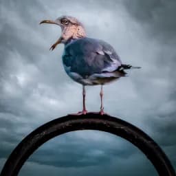 Gull on a Pole