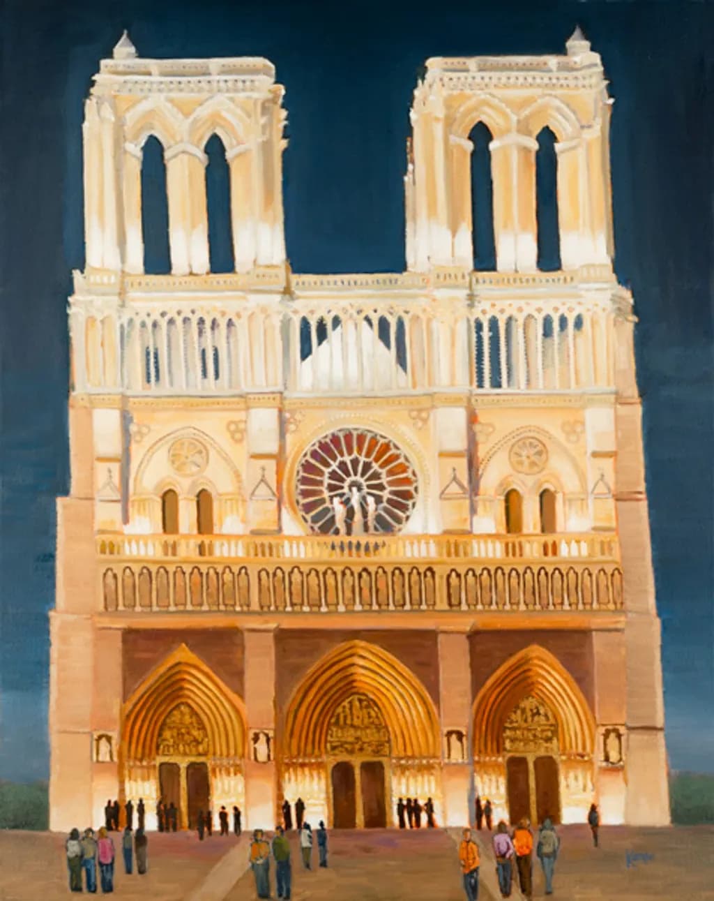 Notre-Dame Glow