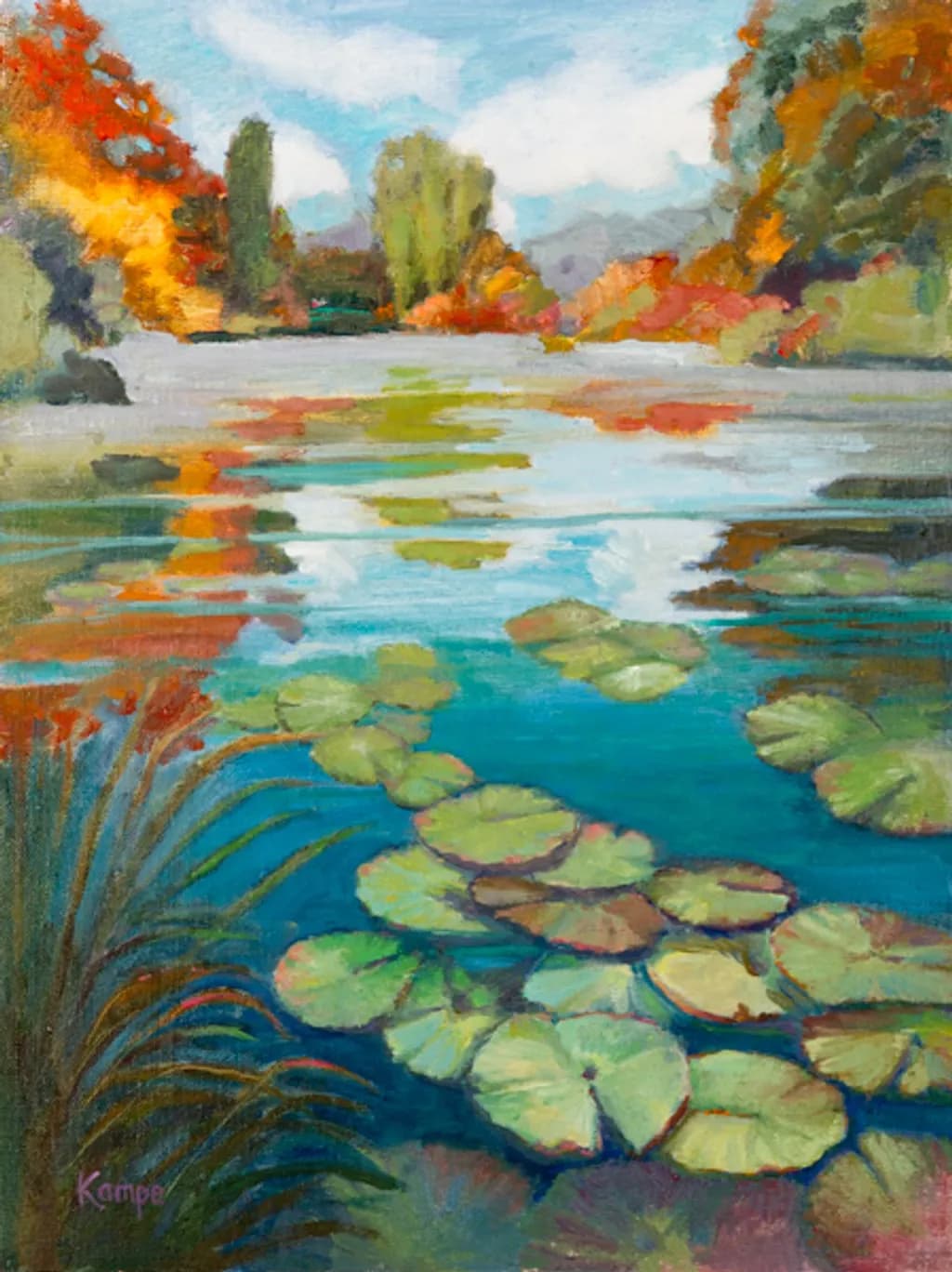 Reflective Lilies