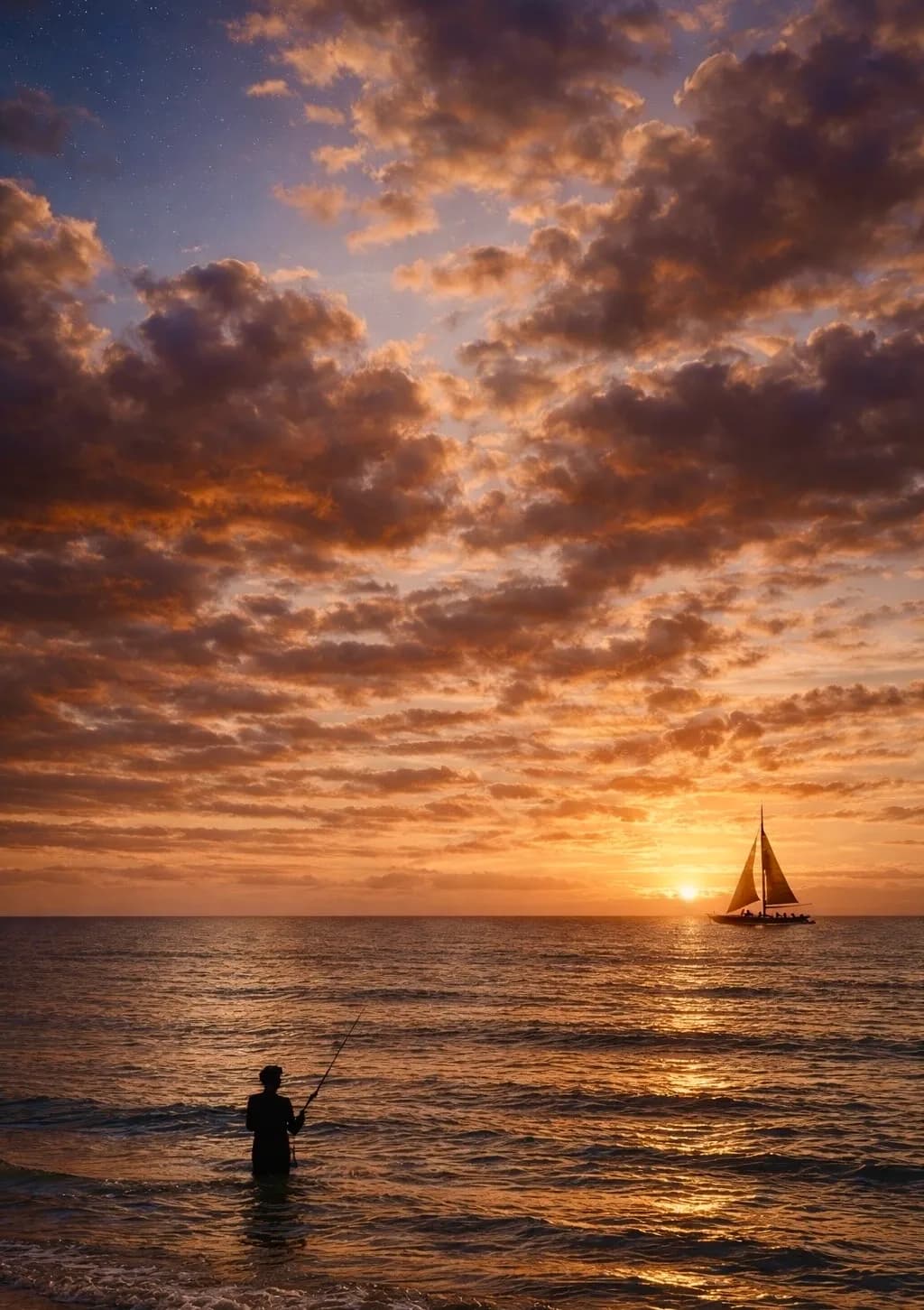 Sunset Fishing