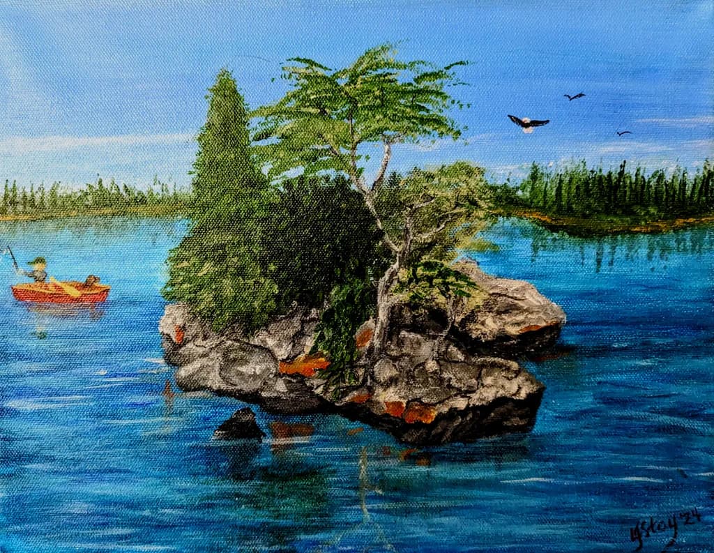 Reflections on Lake Shagawa