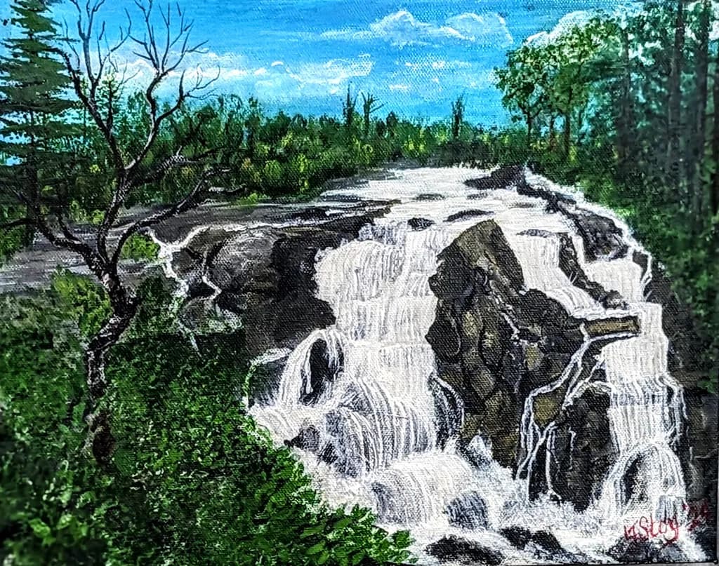 Journey Through Nature's Serenity: The Waterfall's Dance