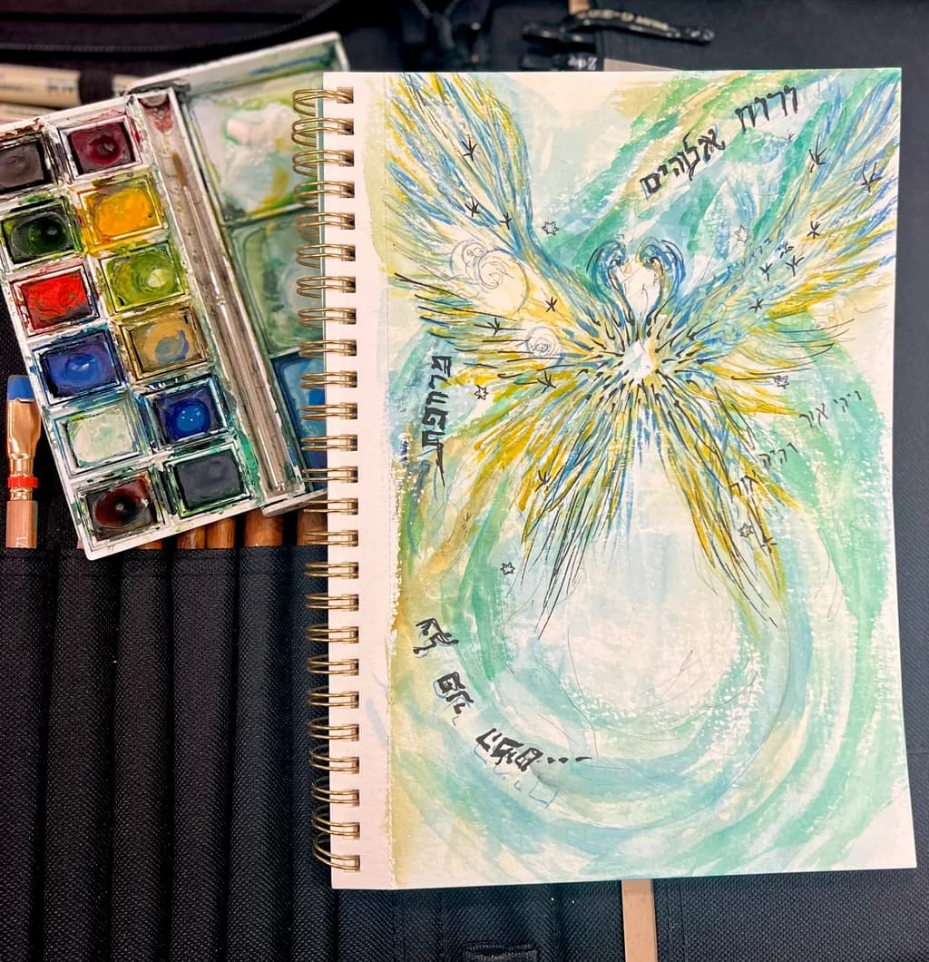 Whispers of Flight: A Watercolor Journey Through Imagination and Expression