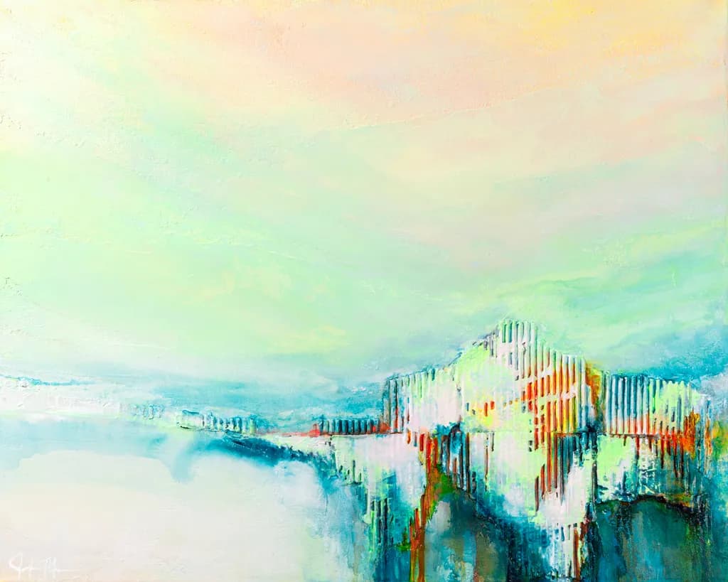Whispers of Serenity: A Dreamlike Journey Through Color and Light