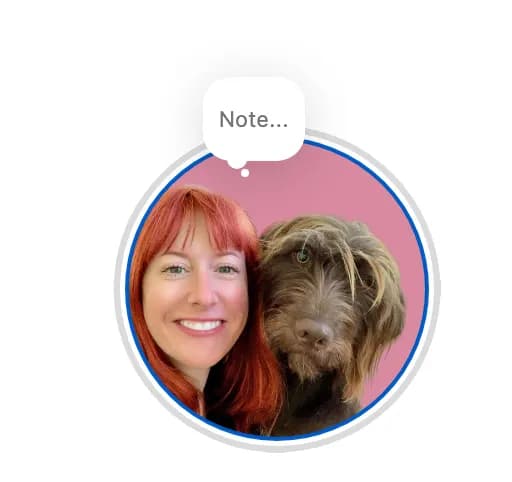Whimsical Bond: A Playful Portrait of Friendship with a Furry Companion