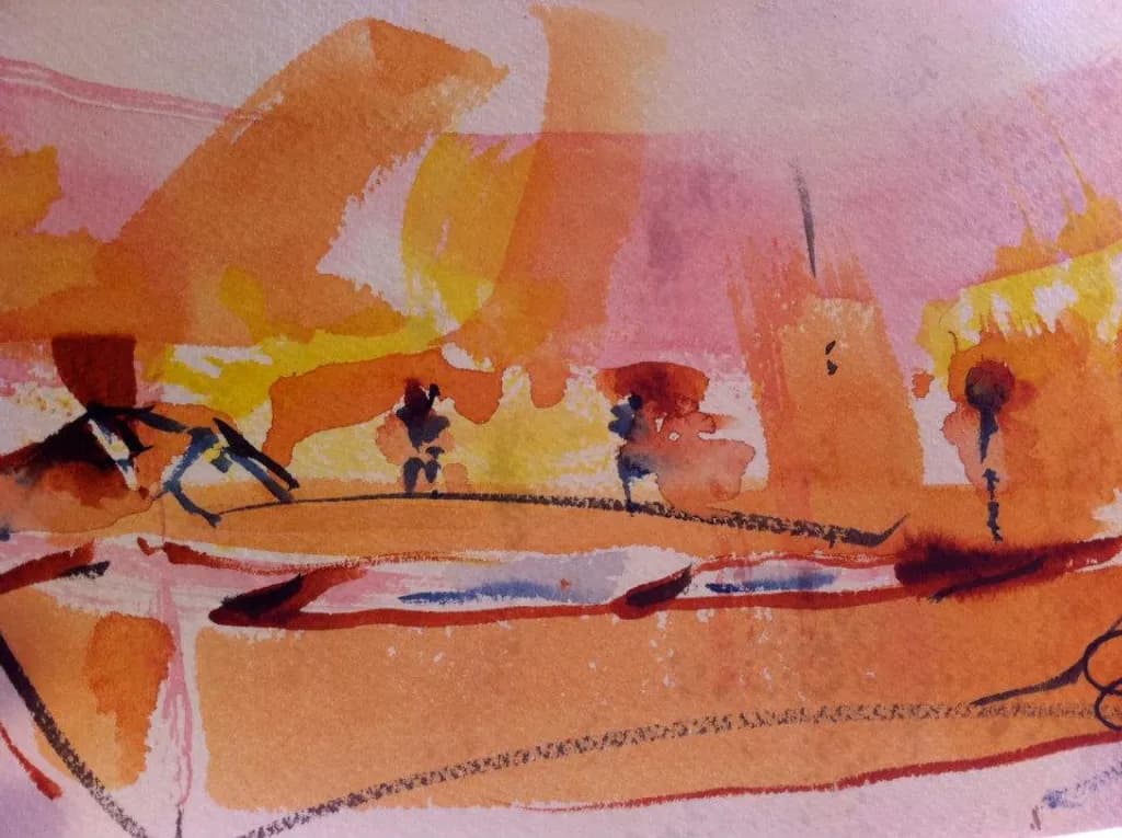 Sunset Scribbles