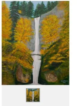 Autumn Falls Bridge