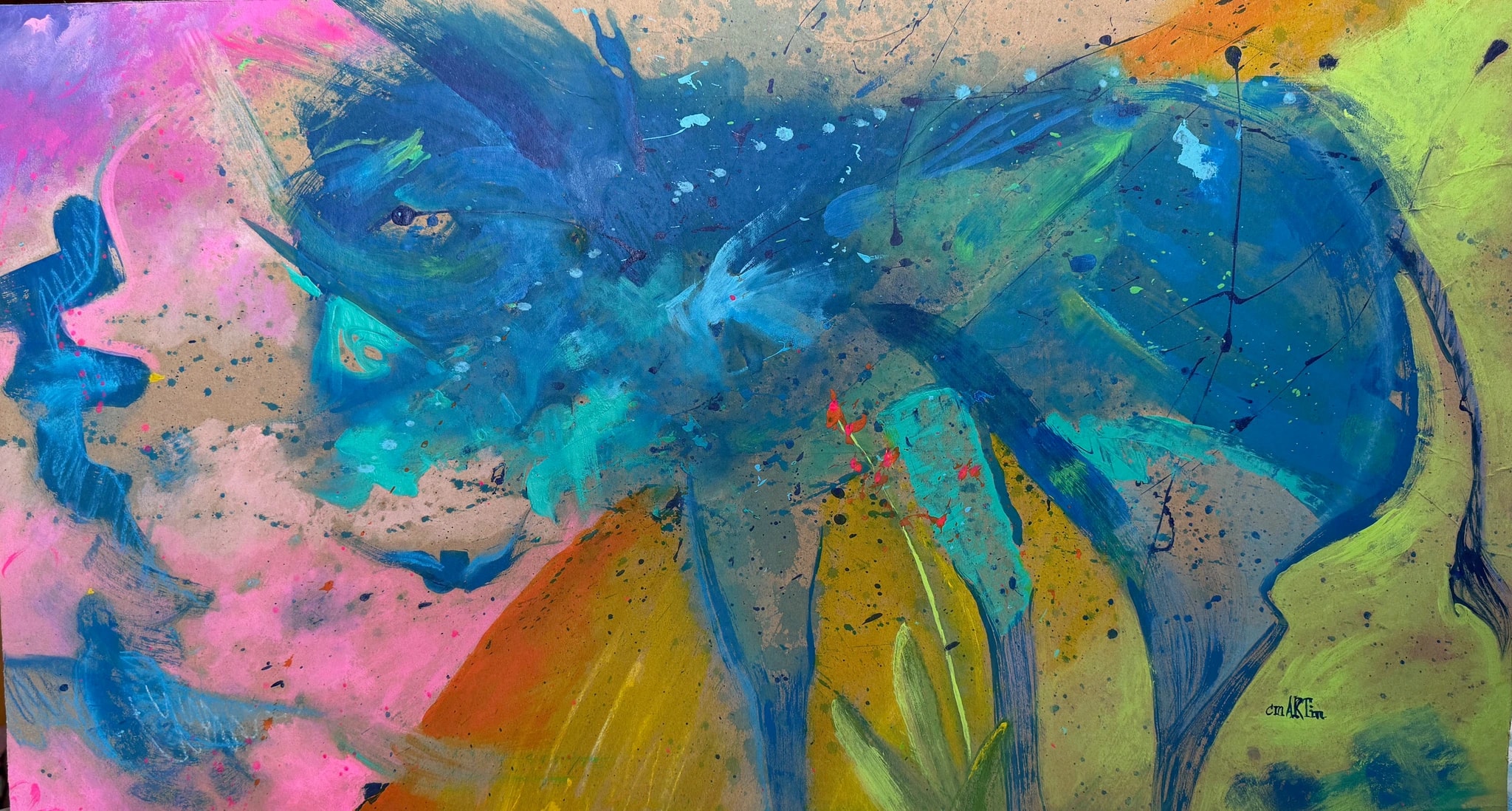Electric Blue Bloom