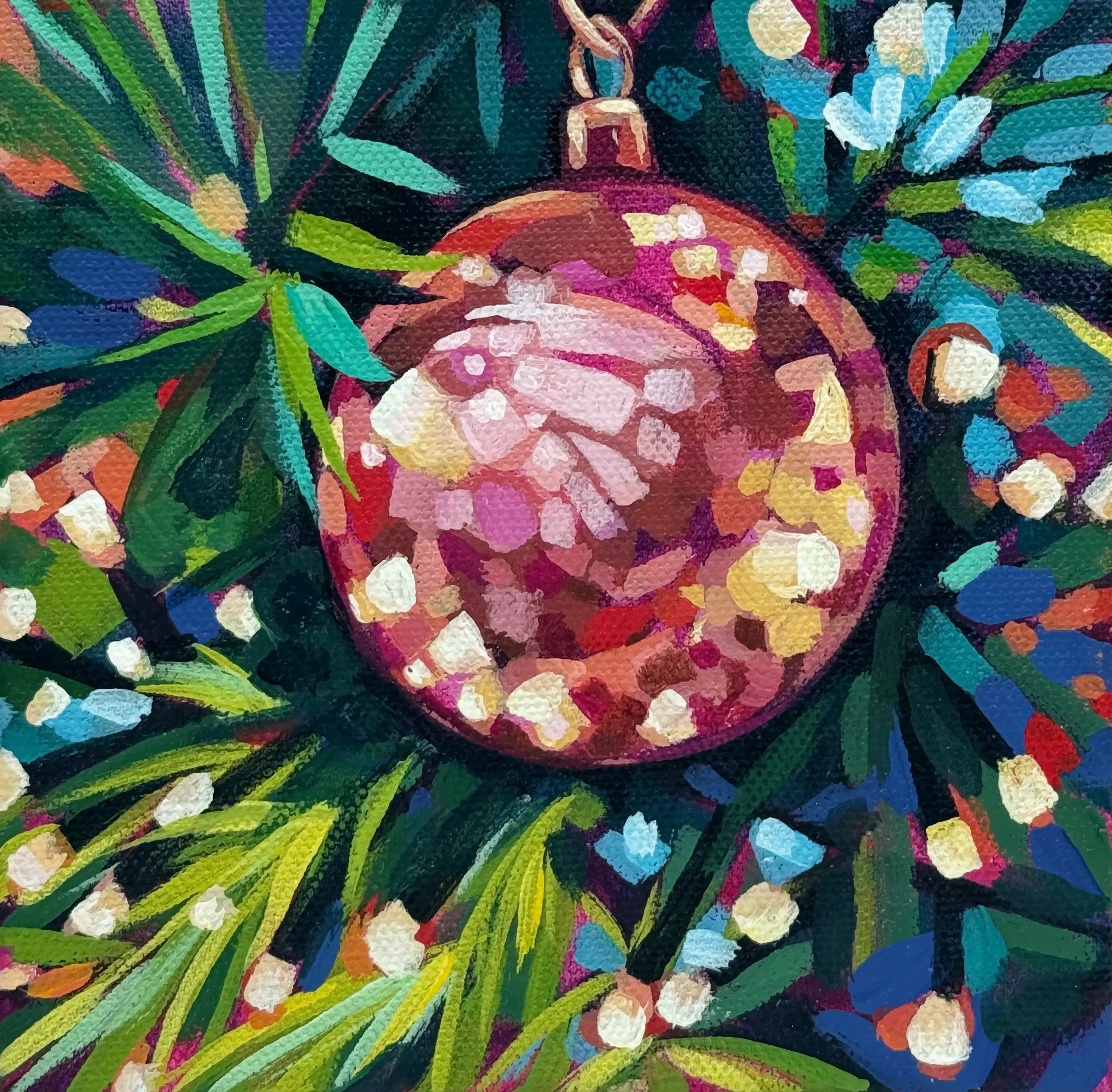 Ornamented Whimsy: A Colorful Celebration of Holiday Cheer
