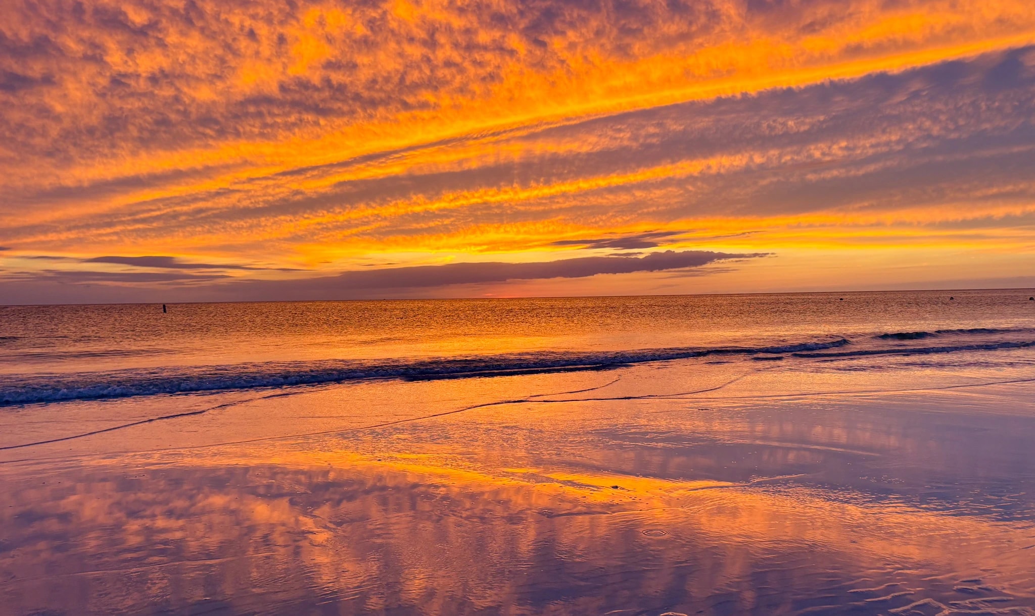 Sunset Reflection Beach