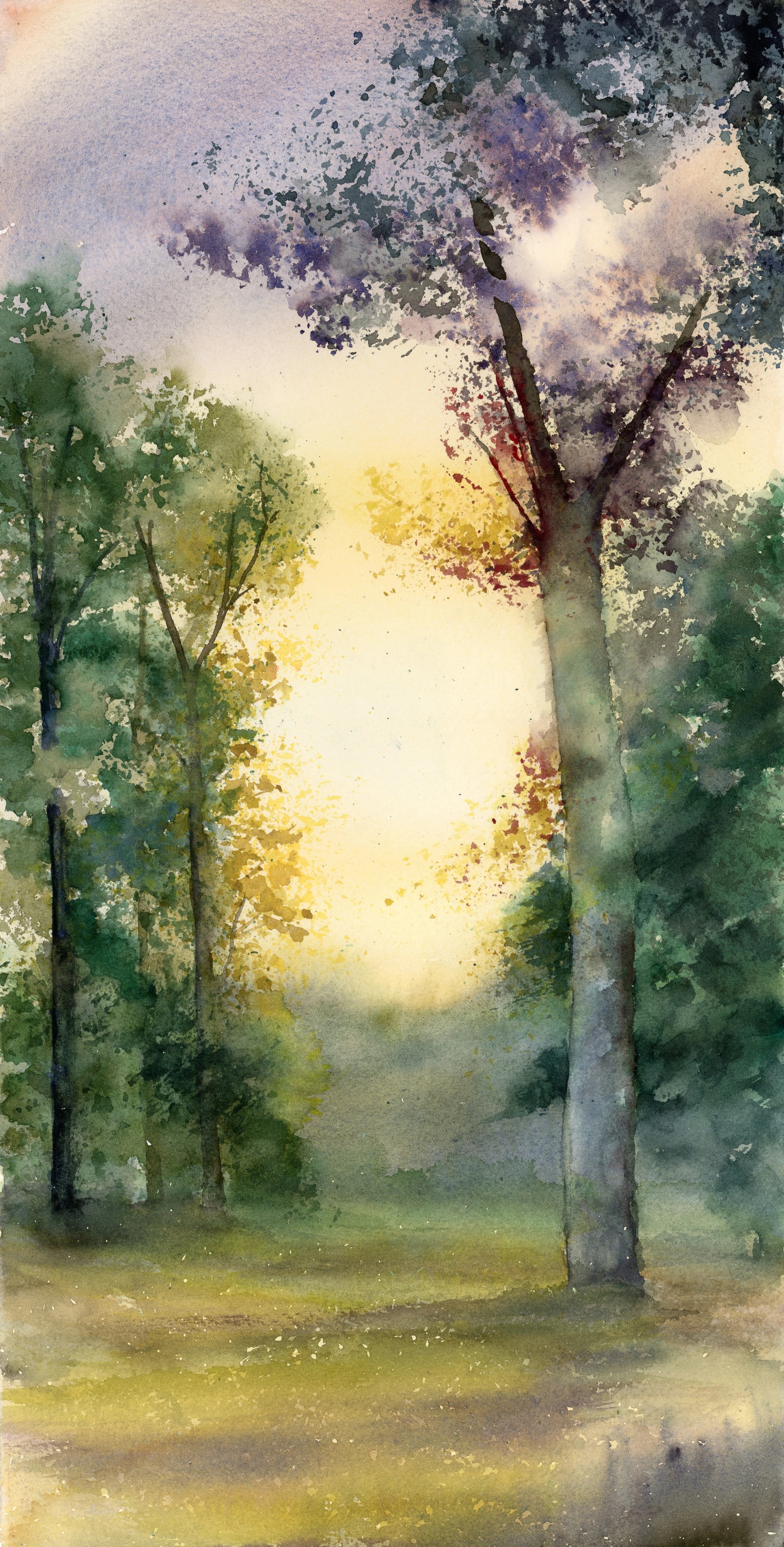 Golden Woodland Path