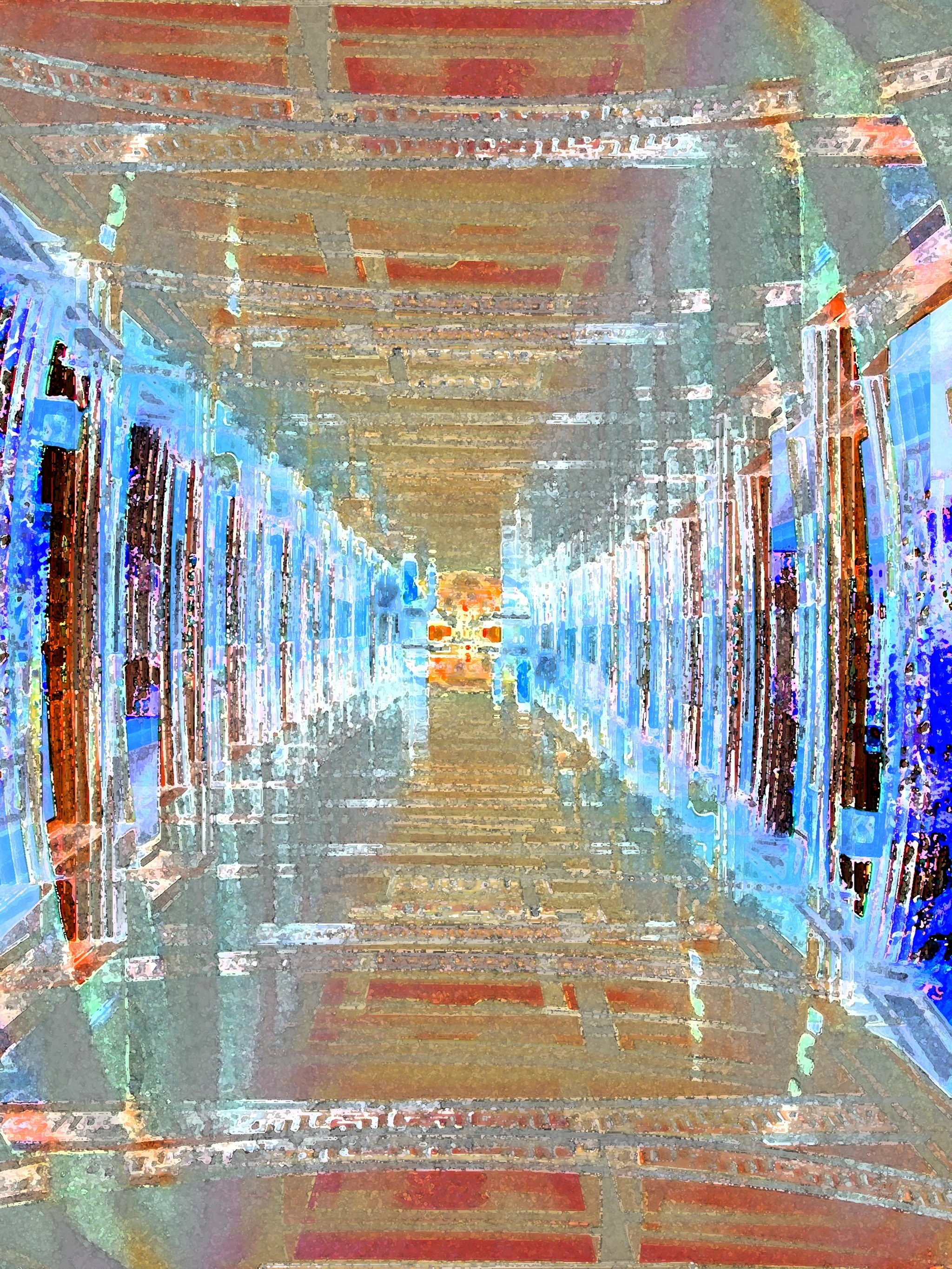 Ethereal Pathways: A Journey Through Color and Light