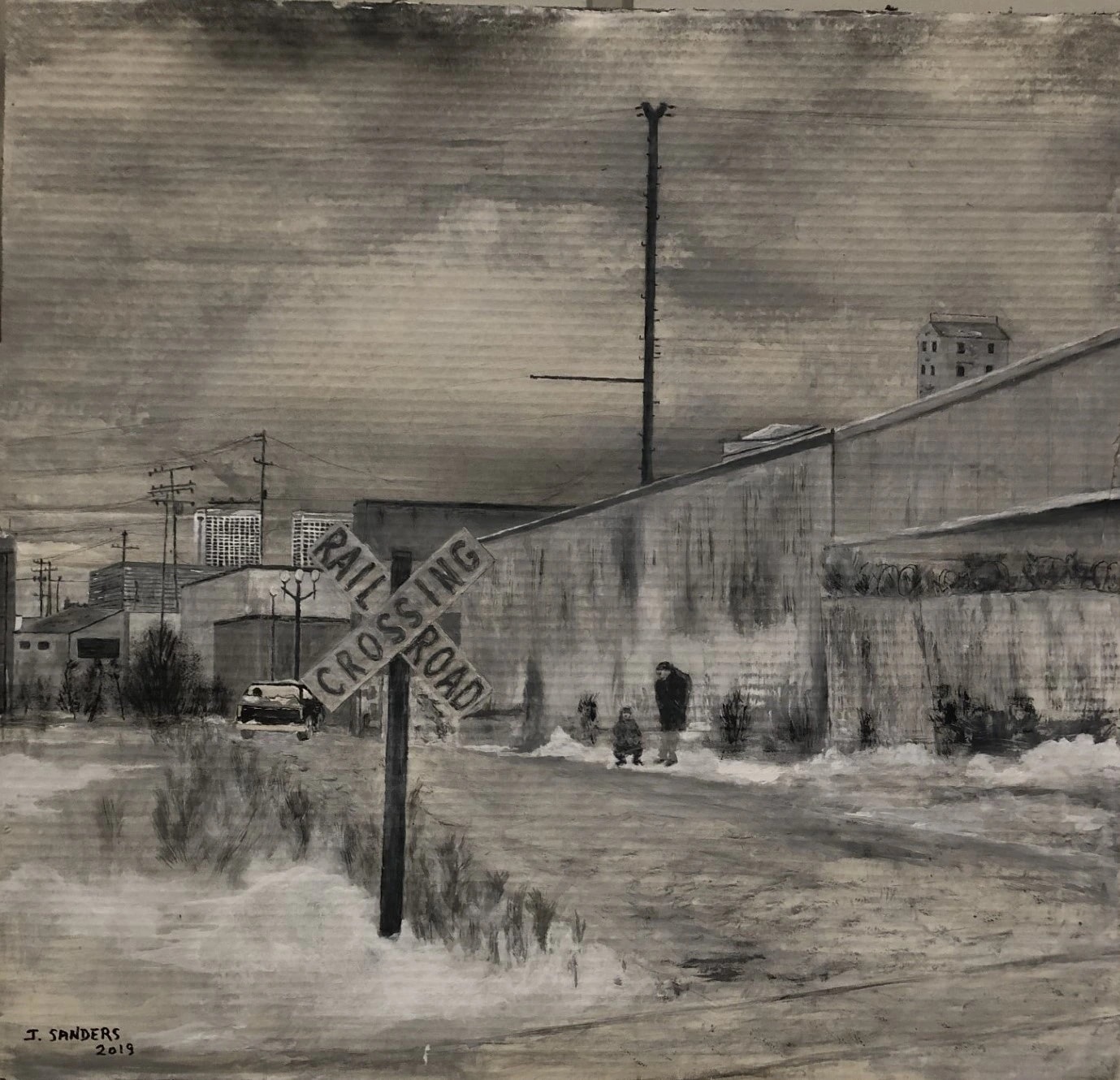 Urban Crossroads: A Journey Through Shadows and Silence