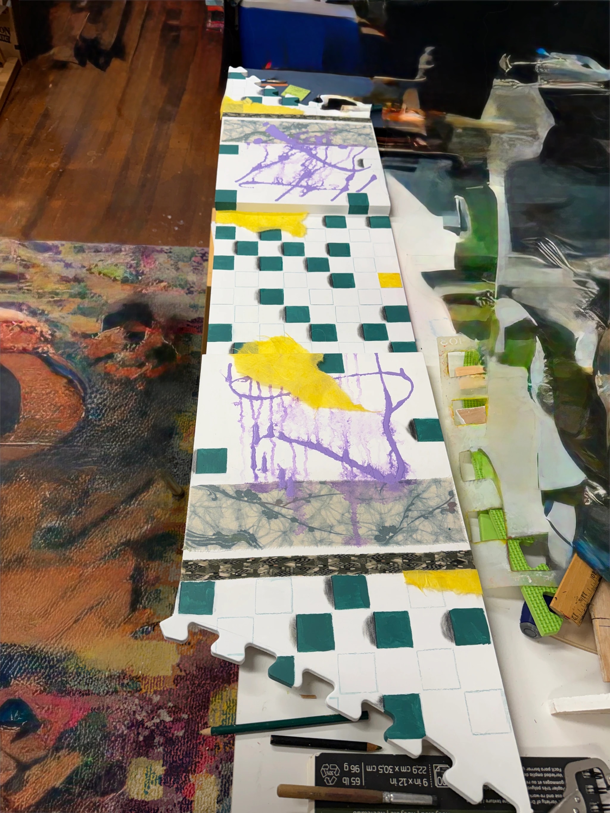 Colorful Patterns of Expression: A Journey Through Abstract Artistry and Texture