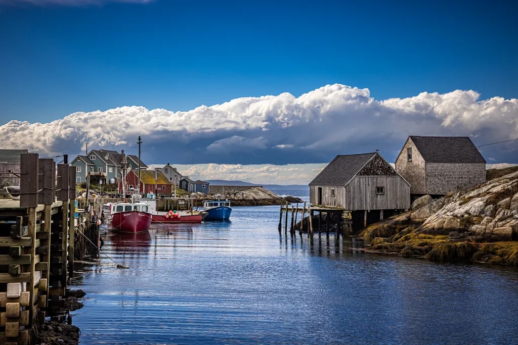 Peggy's Cove at Low Tide