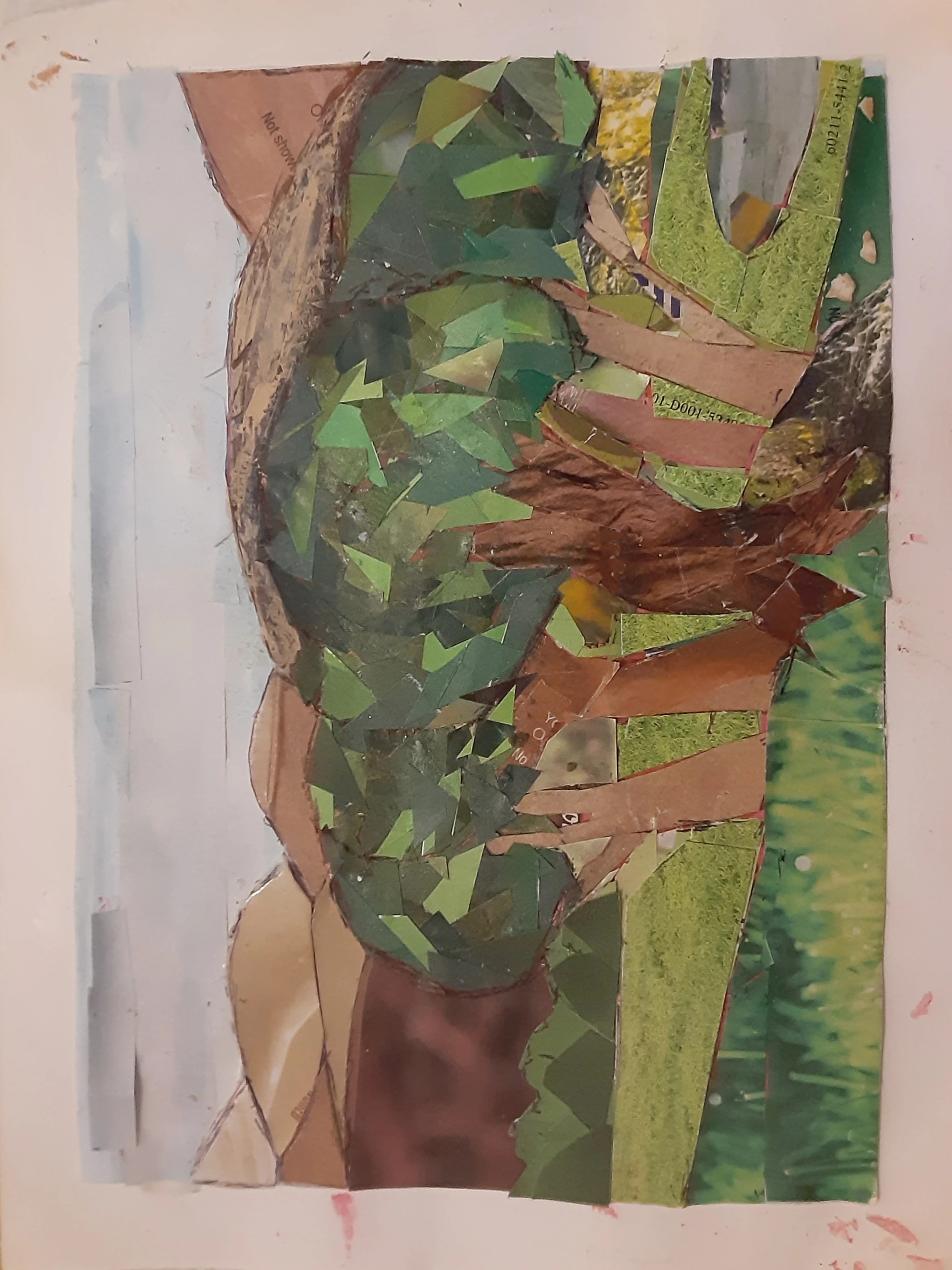 Textured Tree Collage