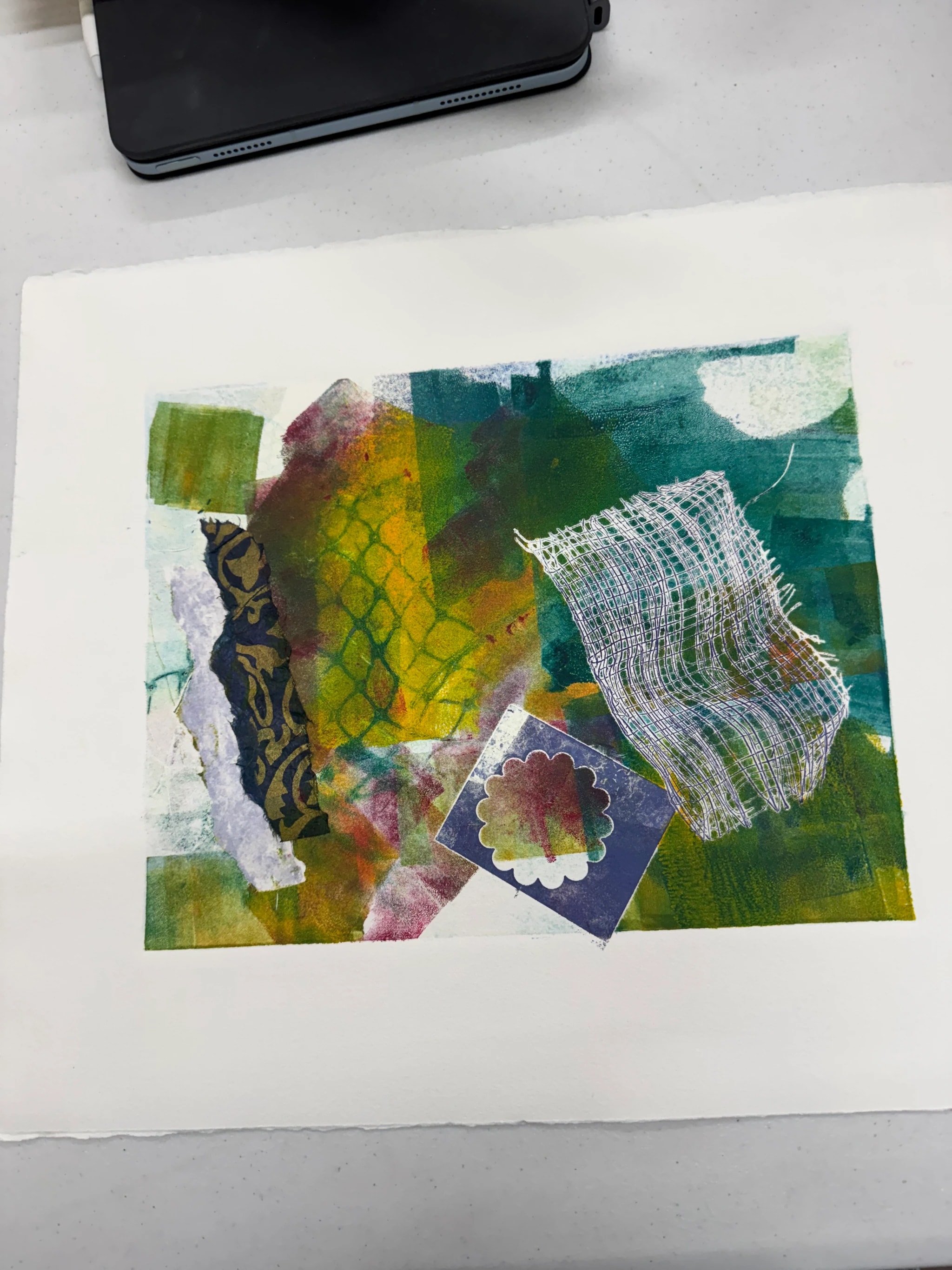 Colorful Texture Collage