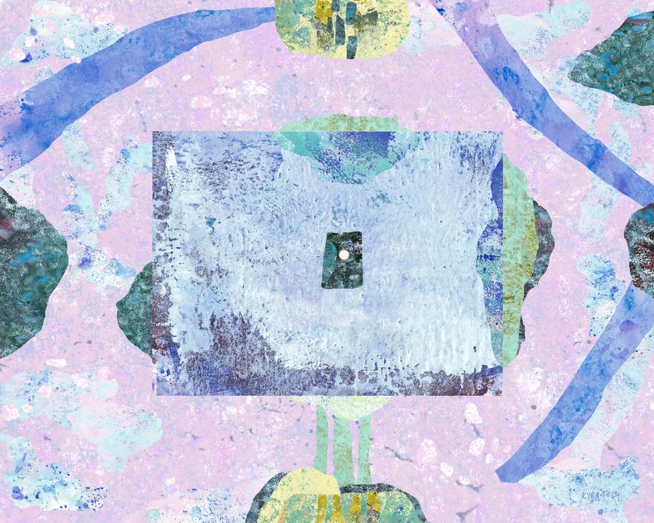 Pastel Geometry Collage
