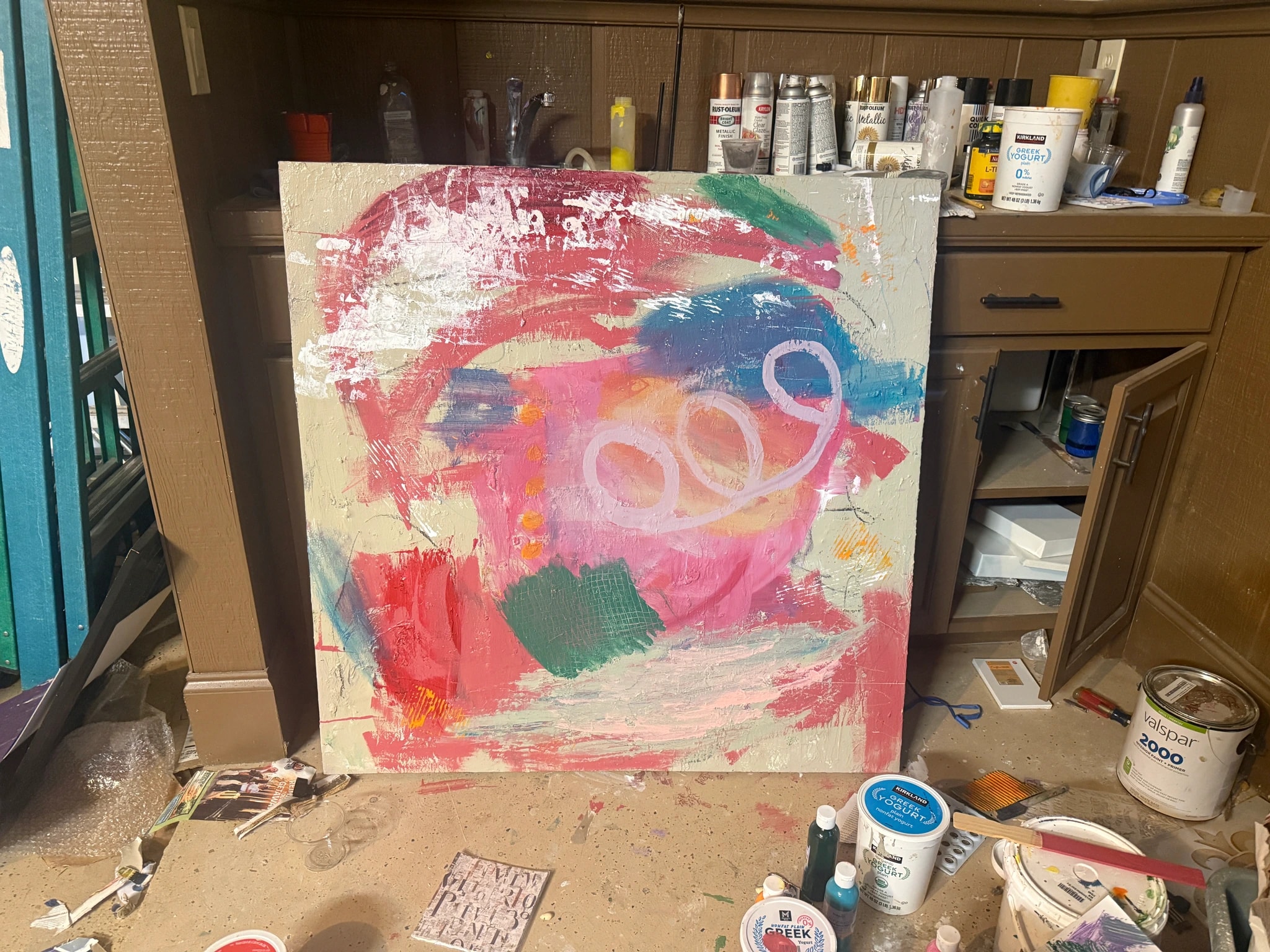Painted Circles in Motion