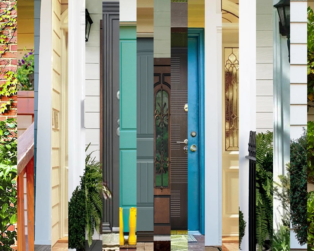 Colorful Entrances: A Journey Through Architectural Doors and Designs