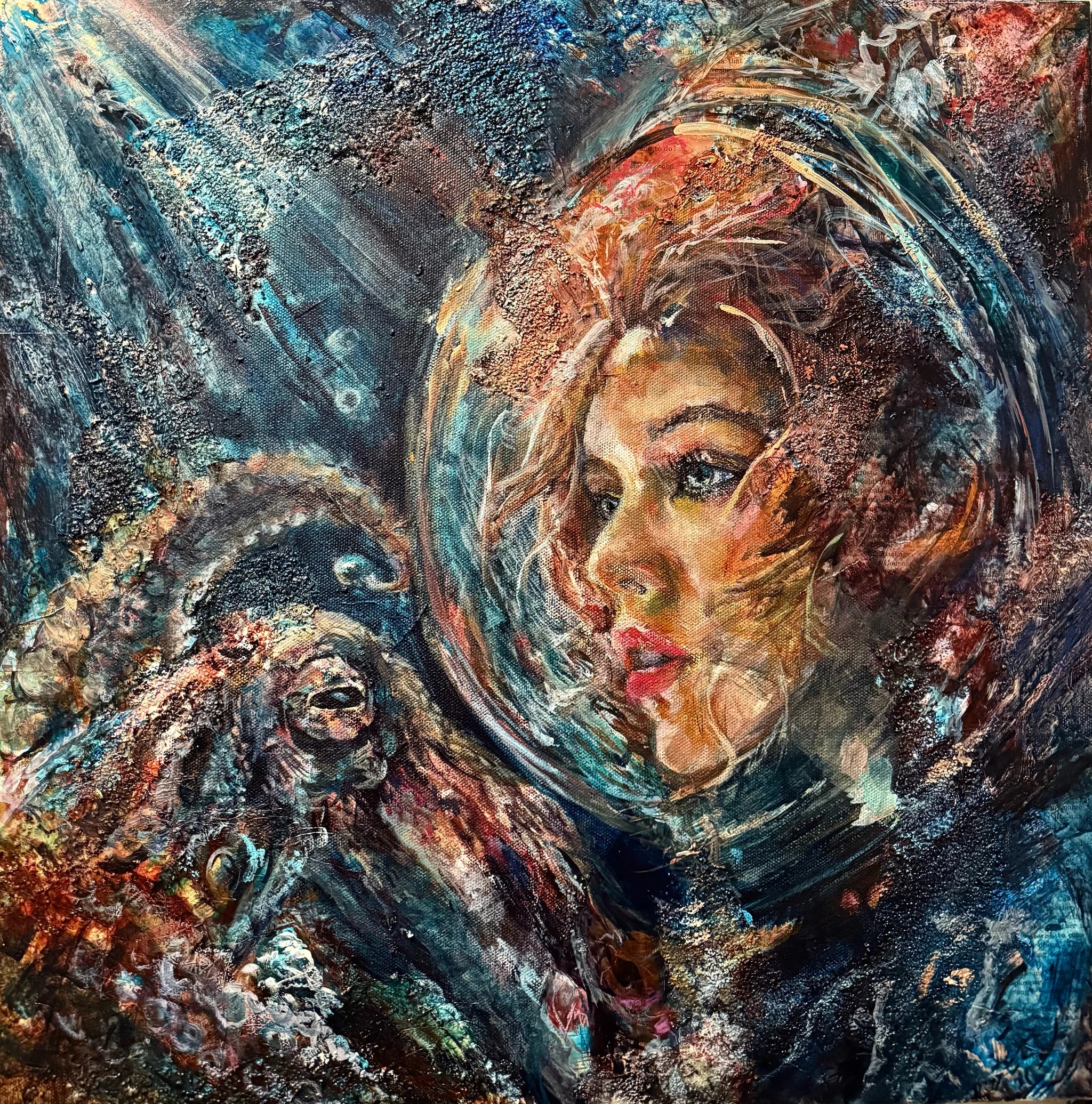 Octopus and Girl