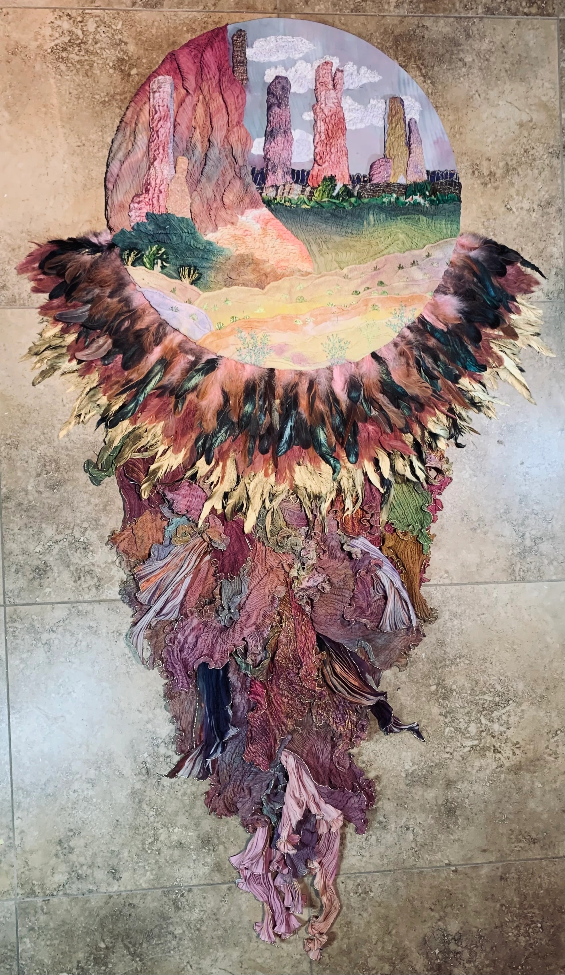 Feathered Textile Landscape