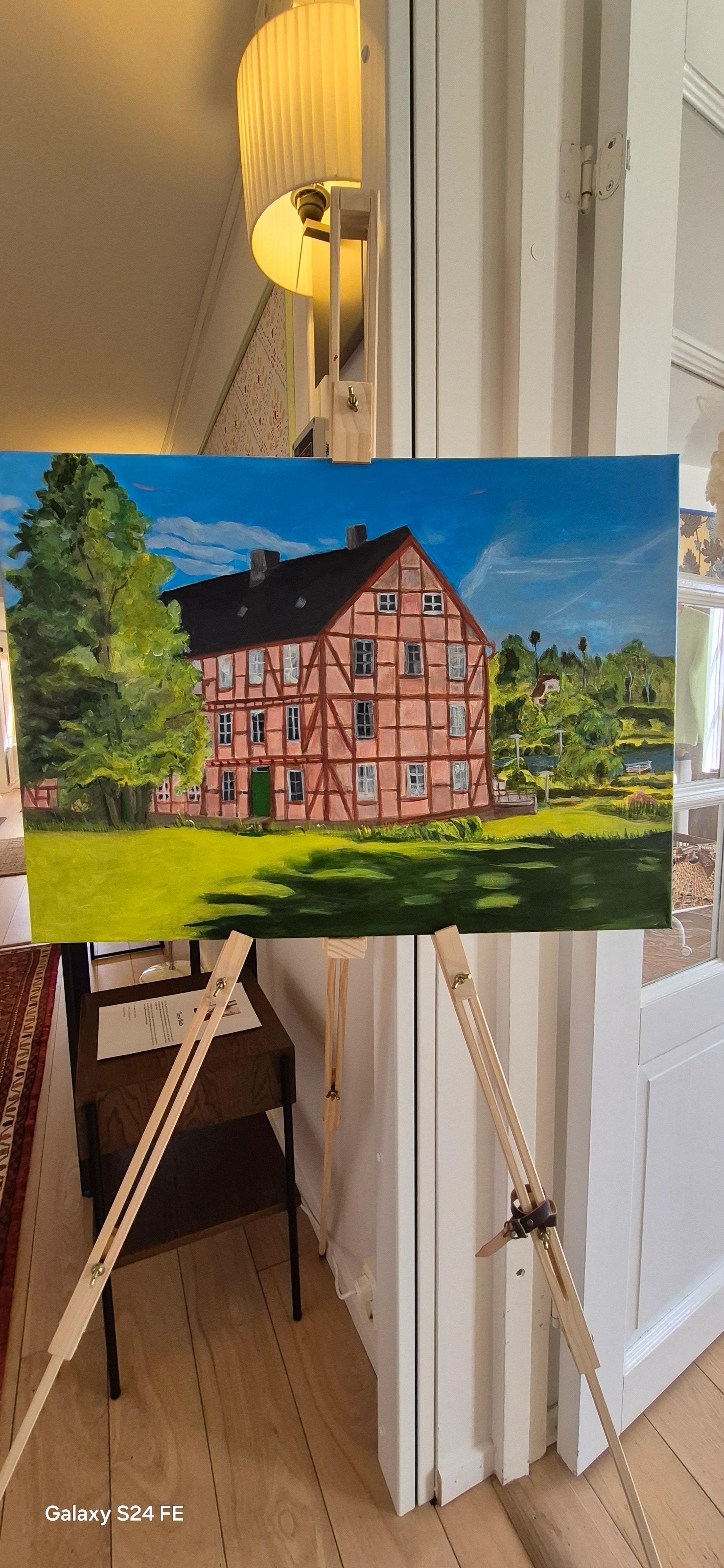 Half-Timbered House in Summer