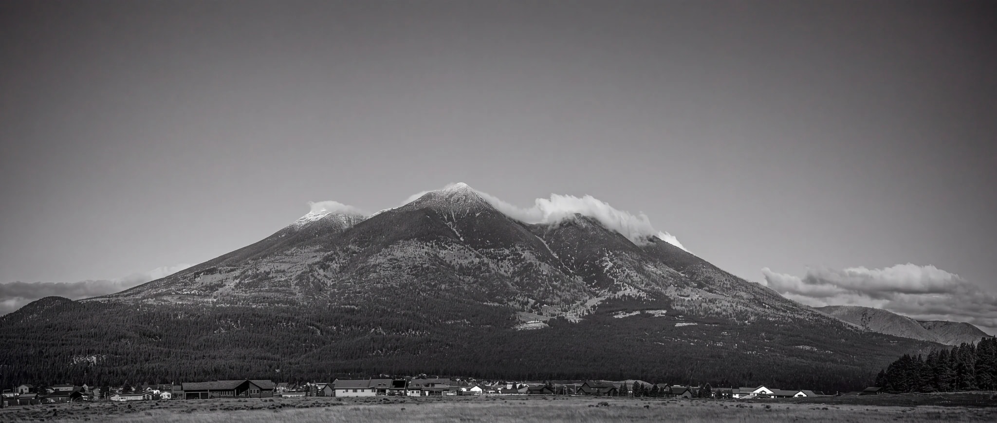 Cloud-Crowned Mountain Village