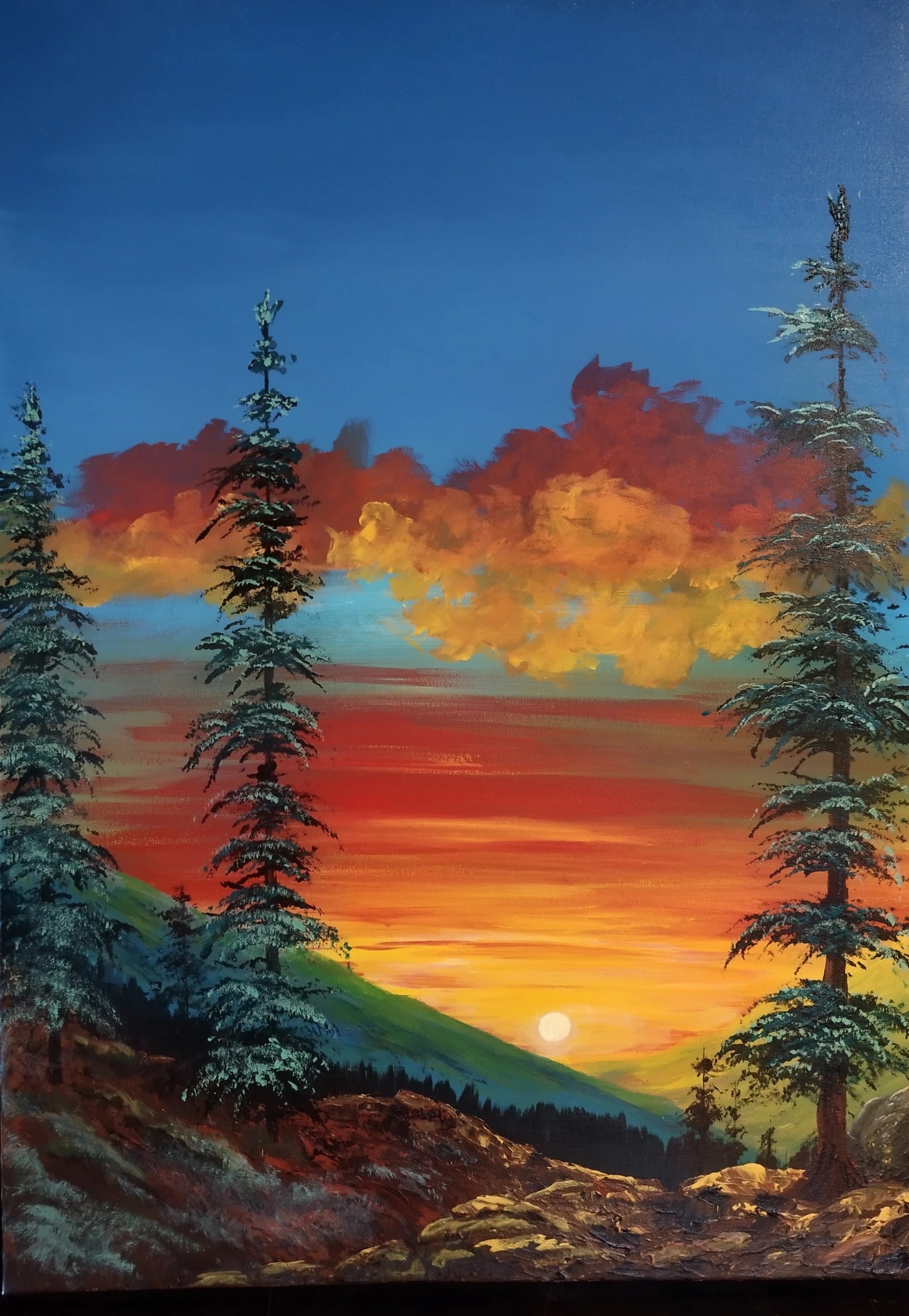 Evergreen Mountain Sunset