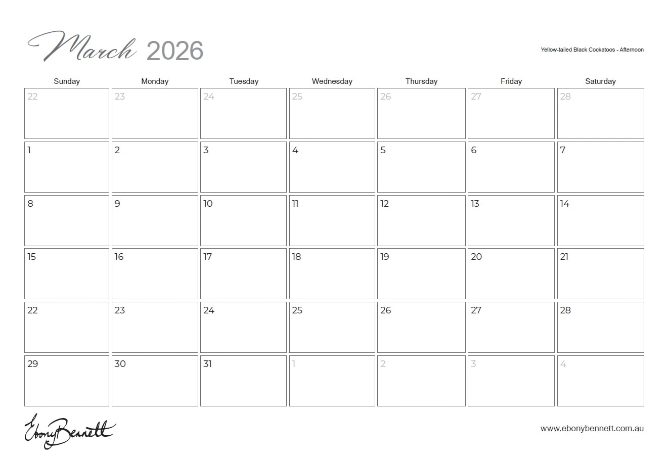Marching into 2026: Your Fun and Functional Calendar for Planning Adventures!