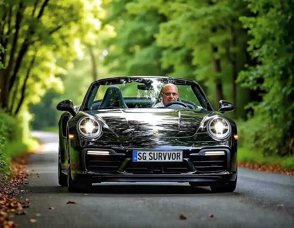 Elegance in Motion: A Porsche Journey Through Nature's Embrace