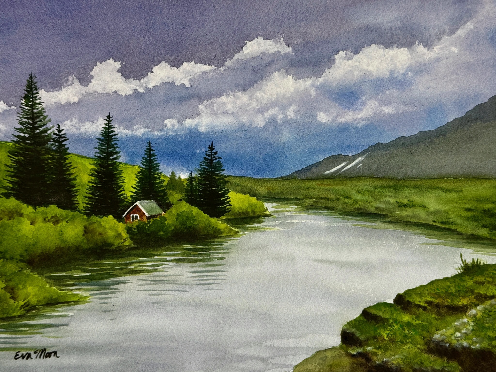Iceland Mountain Lake