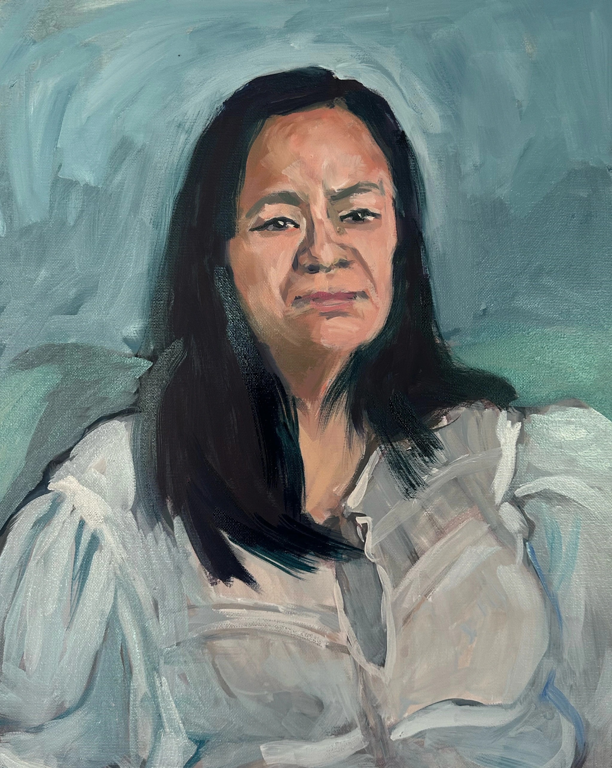 Woman in Gray