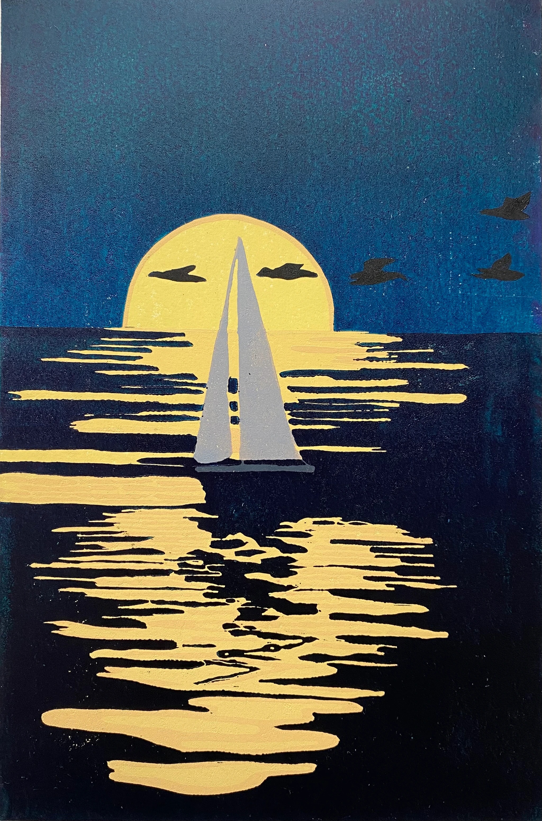 Moonlit Sail
