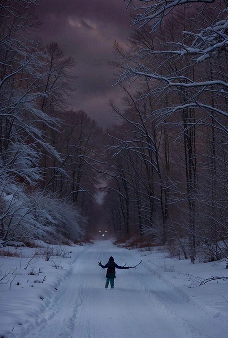 Winter Forest Passage
