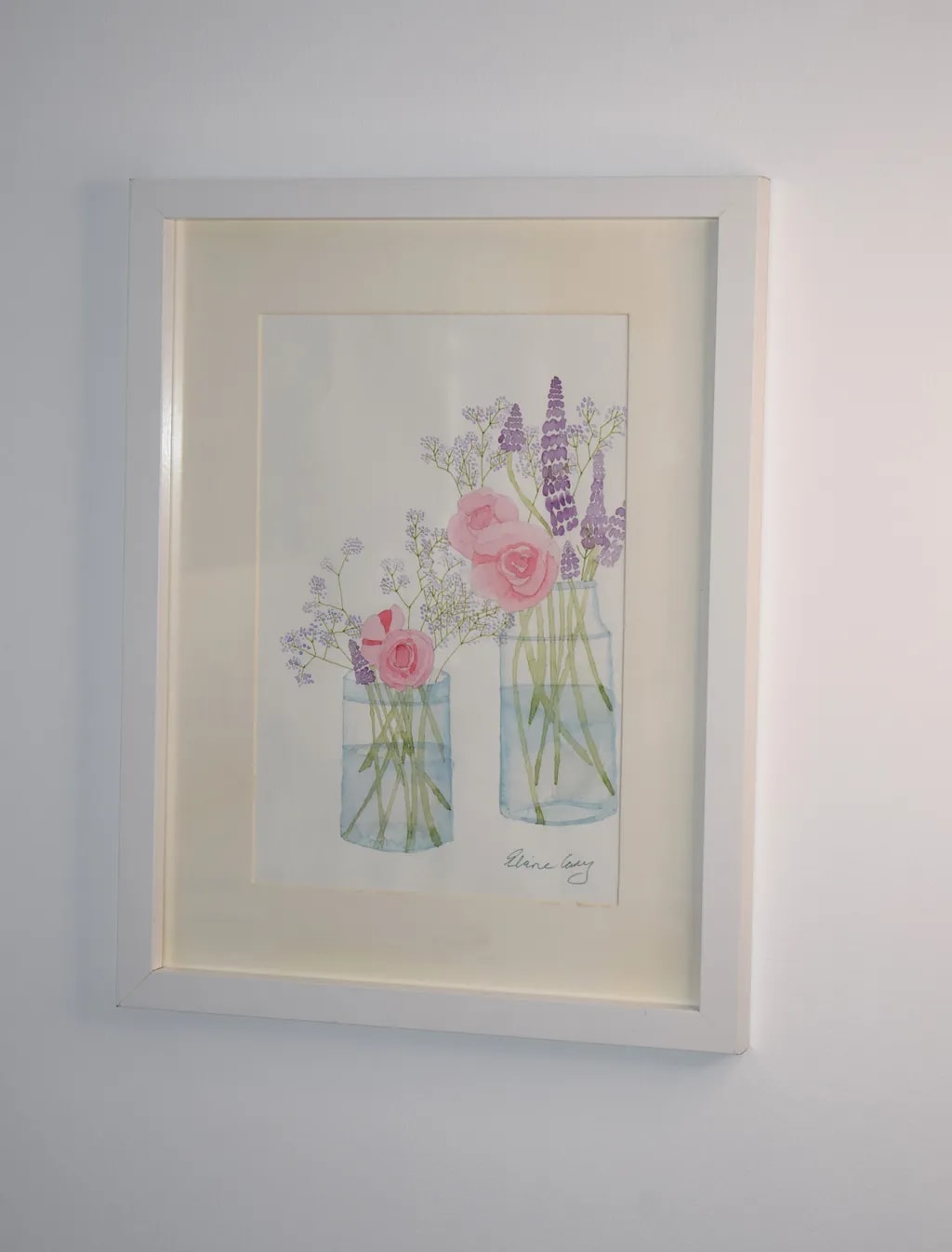 Pastel Blooms in Glass