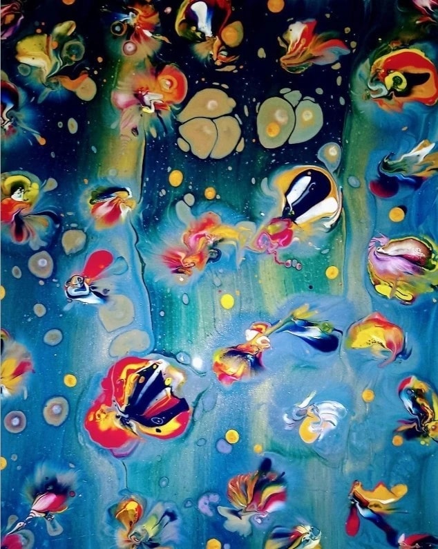 Abstract Aquatic Blooms