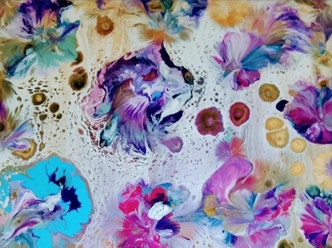 Marbled Floral Drift