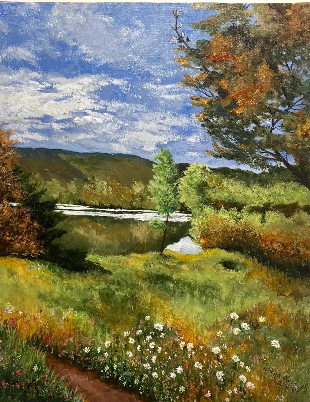 Autumn Meadow Reflections