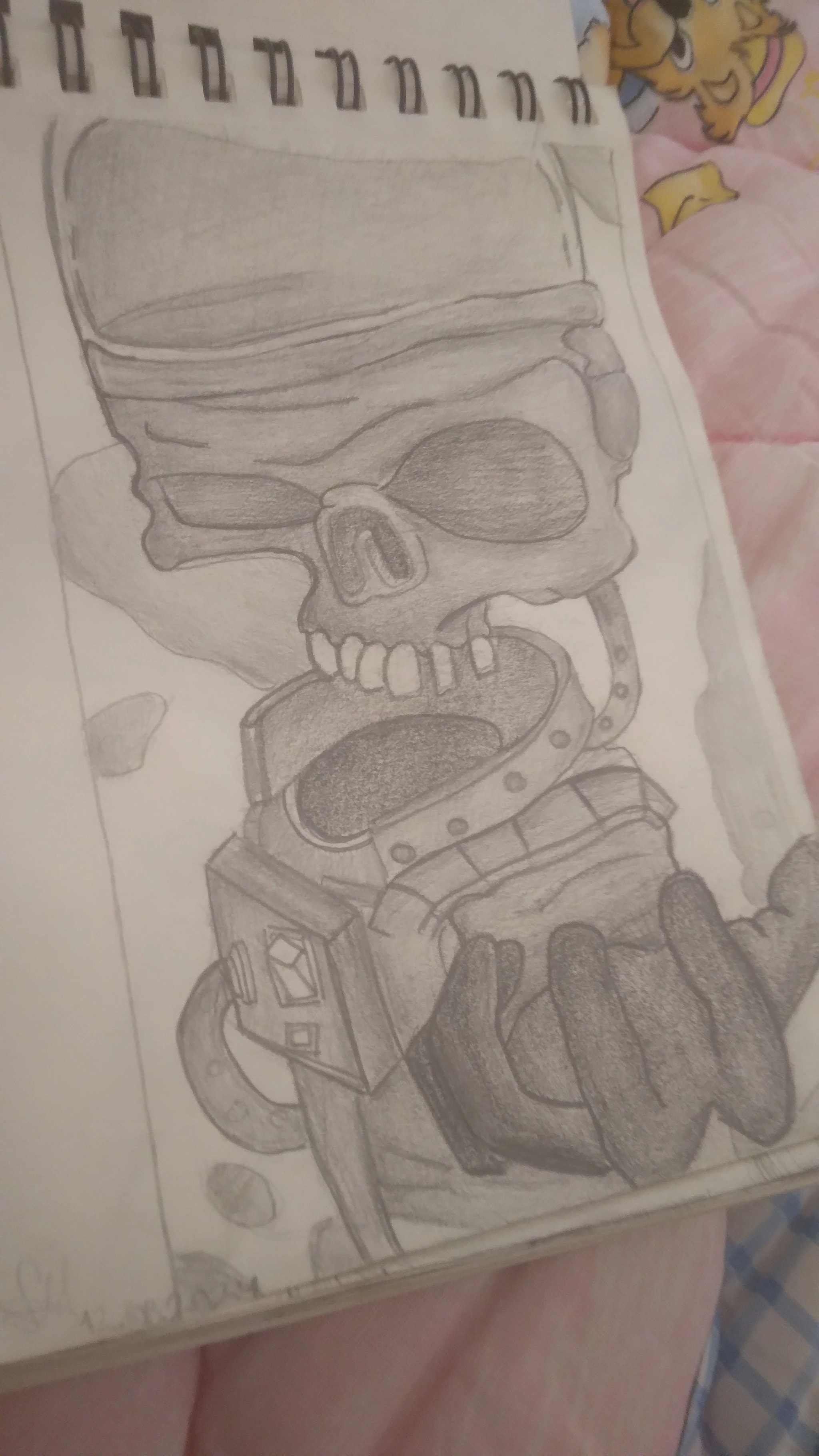 Ethereal Embrace: The Skull's Grasp of Shadows and Secrets