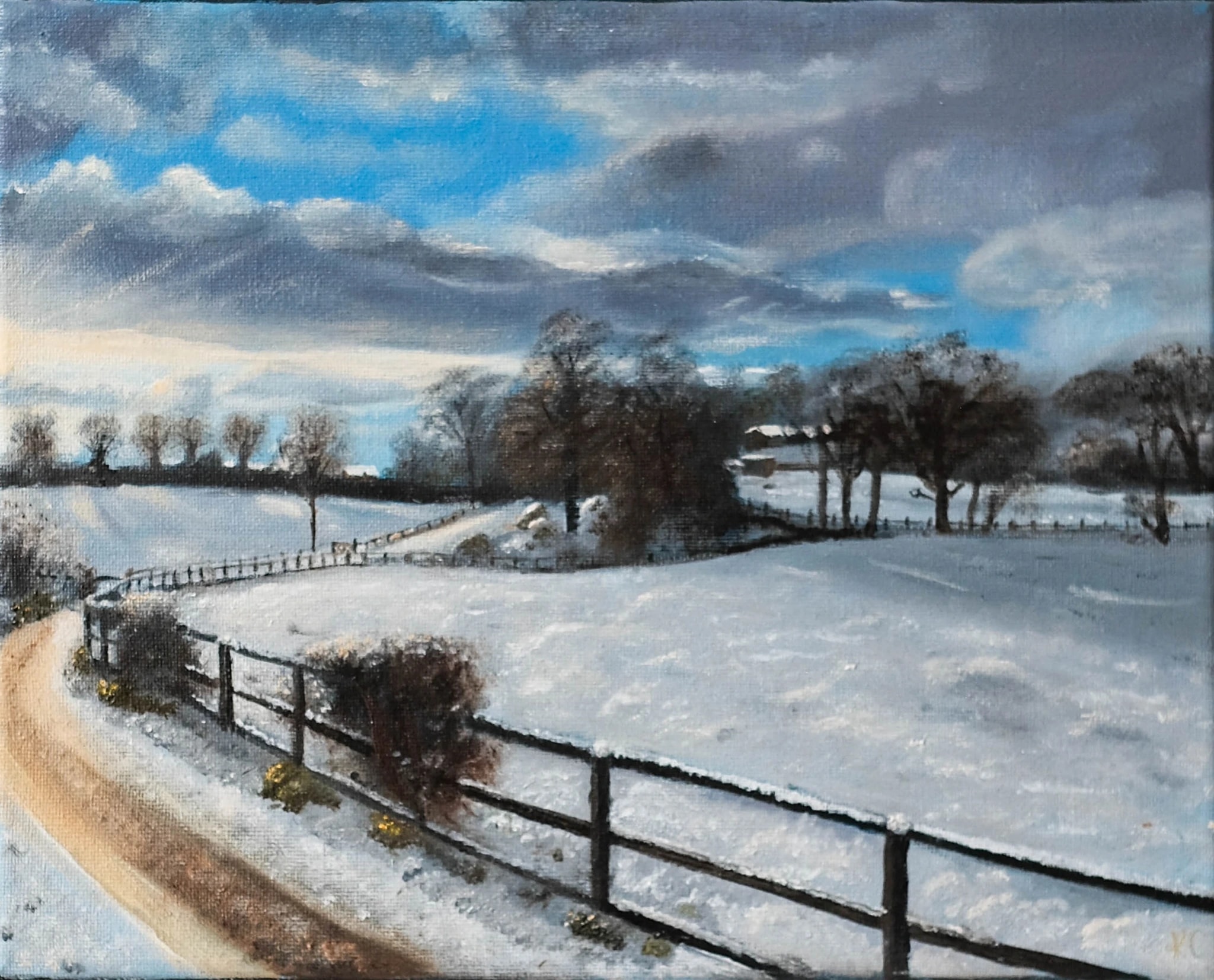 Wintery Farmer's Track