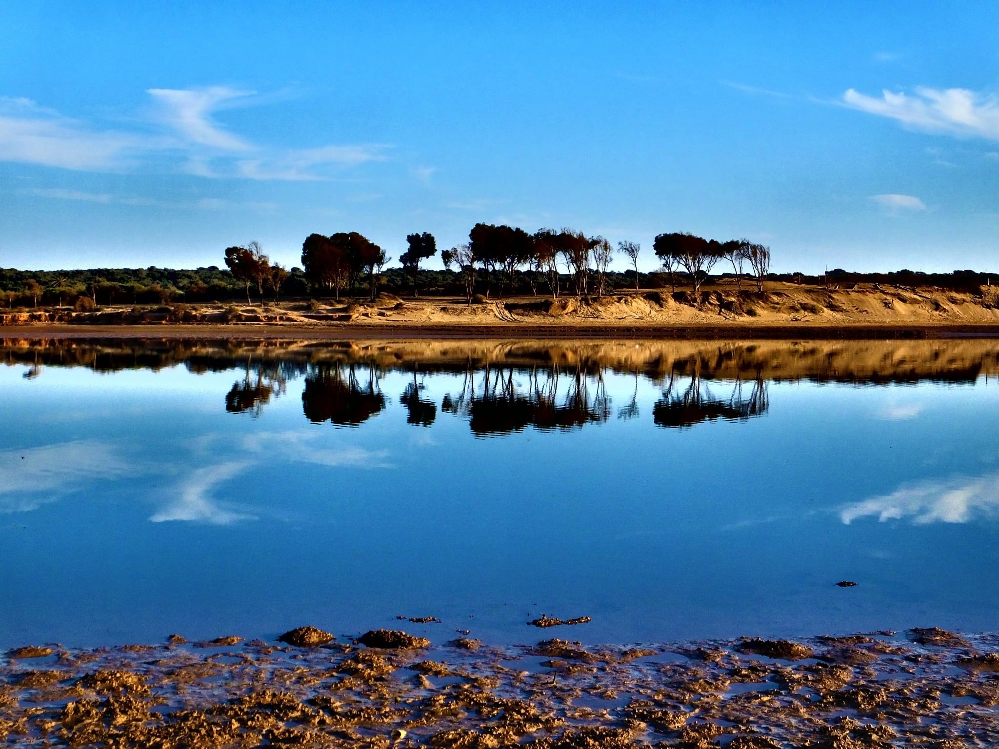 Blue Lake Reflection