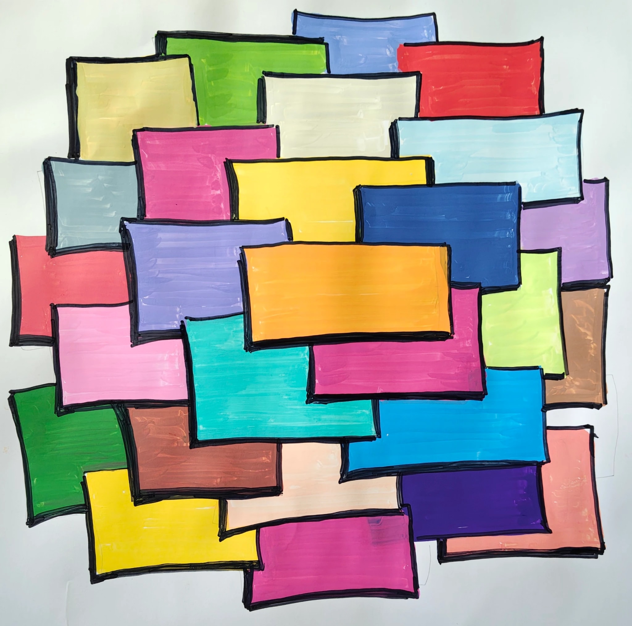 Color Block Mosaic